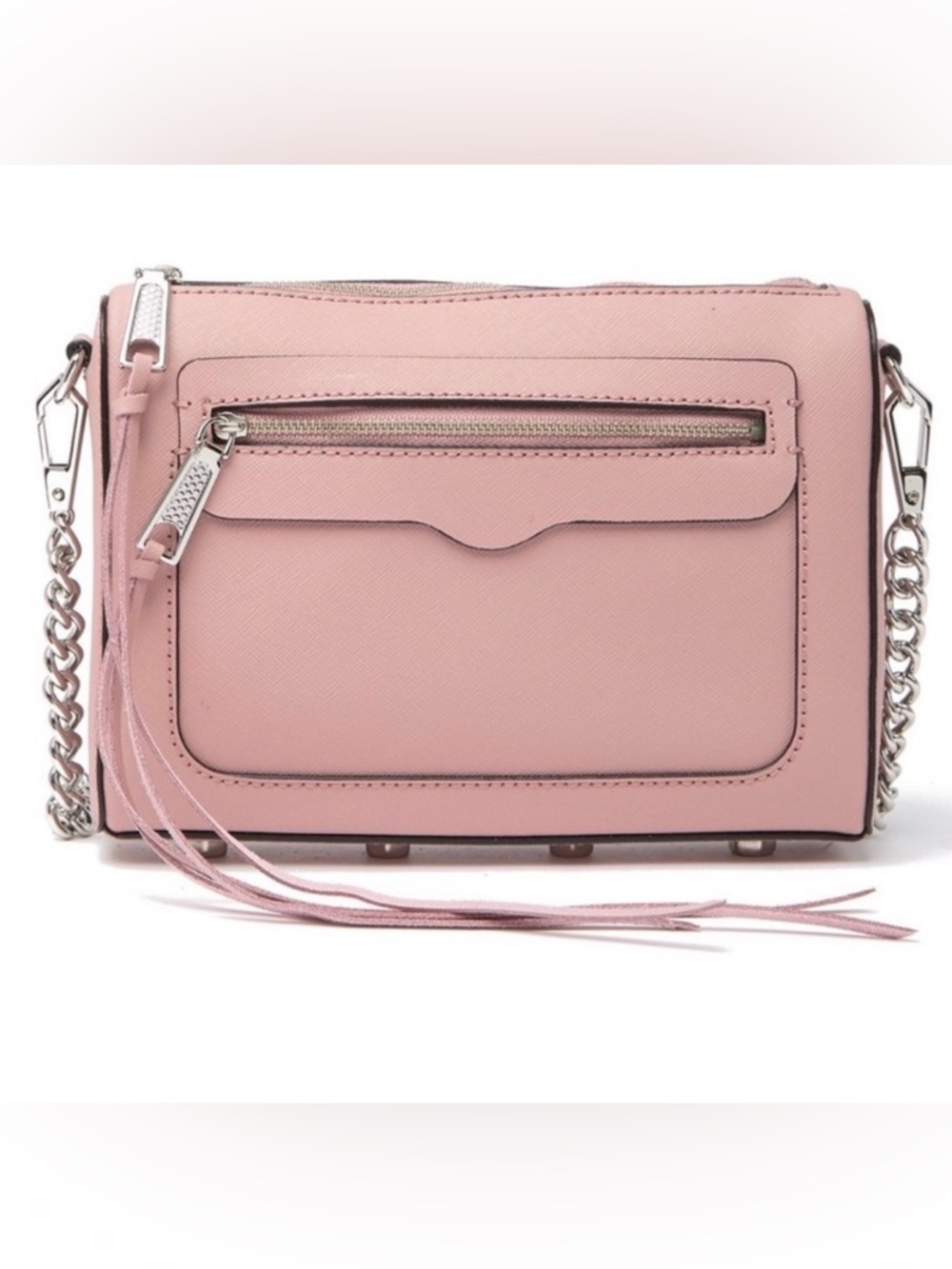 Rebecca Minkoff Avery Leather Crossbody with Chain Strap